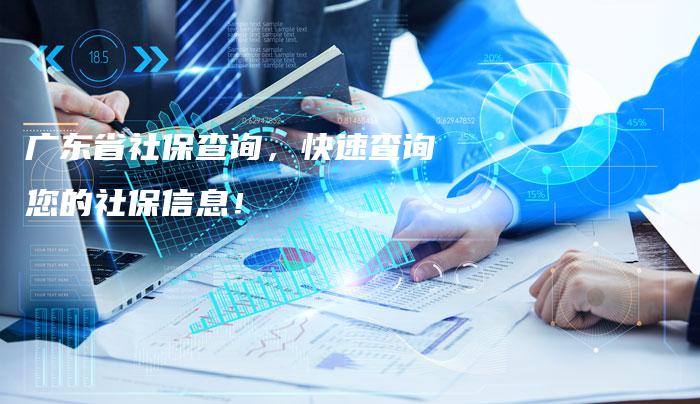 广东省社保查询，快速查询您的社保信息！